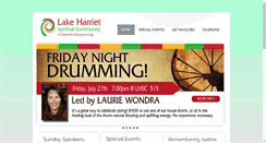 Desktop Screenshot of lakeharrietspiritualcommunity.org